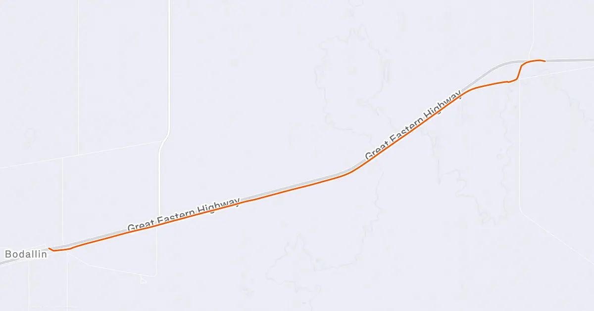 Strava route map for Day 8 session 2