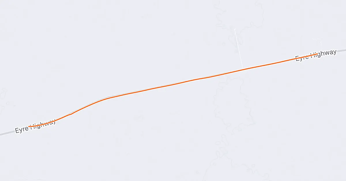 Strava route map for Day 22 session 3